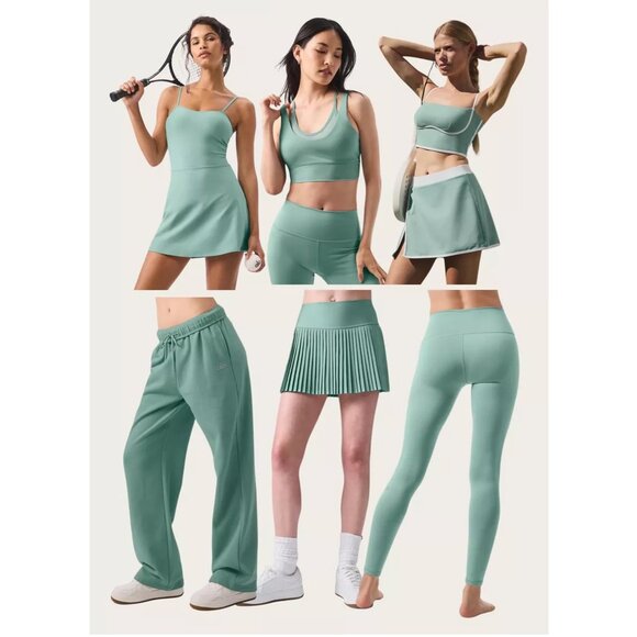 XS Alo Airlift 7/8 Leggings Botanical Green - Picture 8 of 16